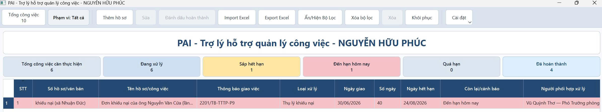 Ảnh minh họa ứng dụng PAI 4 trên 4